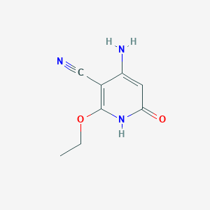 molecular formula C8H9N3O2 B025989 4-Amino-2-ethoxy-6-hydroxynicotinonitrile CAS No. 102266-59-1