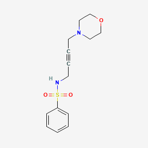 N-(4-morpholinobut-2-yn-1-yl)benzenesulfonamide
