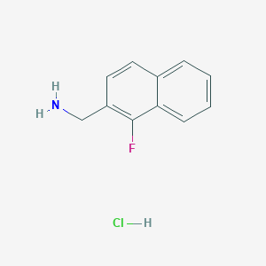 (1-Fluoronaphthalen-2-yl)methanamine;hydrochloride