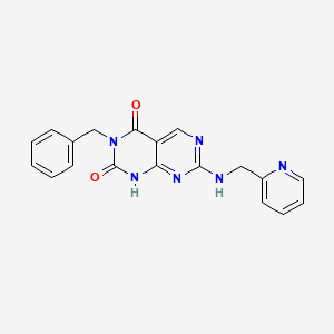 3-benzyl-7-((pyridin-2-ylmethyl)amino)pyrimido[4,5-d]pyrimidine-2,4(1H,3H)-dione