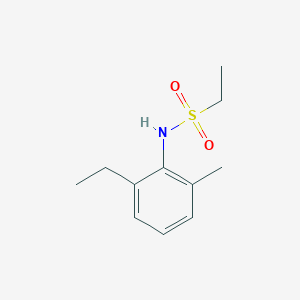 molecular formula C11H17NO2S B259894 N-(2-ethyl-6-methylphenyl)ethanesulfonamide 