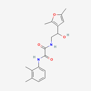 molecular formula C18H22N2O4 B2598959 N-[2-(2,5-dimethylfuran-3-yl)-2-hydroxyethyl]-N'-(2,3-dimethylphenyl)ethanediamide CAS No. 2320899-76-9