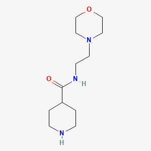 N-(2-morpholin-4-ylethyl)piperidine-4-carboxamide