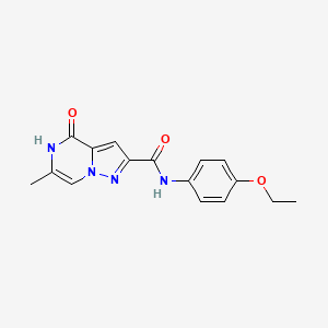 N-(4-ethoxyphenyl)-6-methyl-4-oxo-4,5-dihydropyrazolo[1,5-a]pyrazine-2-carboxamide