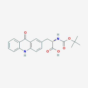 molecular formula C21H22N2O5 B2598999 Boc-Ala(2-Acd)-OH CAS No. 643018-86-4