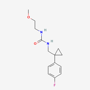 1-((1-(4-Fluorophenyl)cyclopropyl)methyl)-3-(2-methoxyethyl)urea