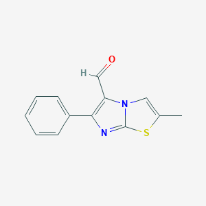 2-Methyl-6-phenylimidazo[2,1-b][1,3]thiazole-5-carbaldehyde