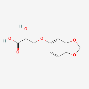 3-(1,3-Benzodioxol-5-yloxy)-2-hydroxypropanoic acid