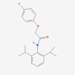 molecular formula C20H24FNO2 B259916 N-(2,6-diisopropylphenyl)-2-(4-fluorophenoxy)acetamide 