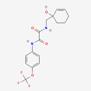 N-[(1-hydroxycyclohex-2-en-1-yl)methyl]-N'-[4-(trifluoromethoxy)phenyl]ethanediamide