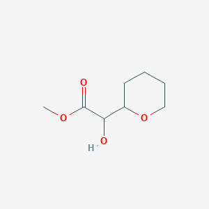 Methyl 2-hydroxy-2-(oxan-2-yl)acetate