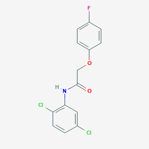 molecular formula C14H10Cl2FNO2 B259933 N-(2,5-dichlorophenyl)-2-(4-fluorophenoxy)acetamide 