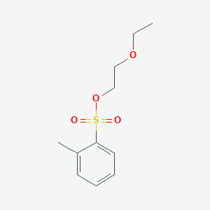molecular formula C11H16O4S B2599417 2-Ethoxyethyl 2-methylbenzene-1-sulfonate CAS No. 2287275-41-4