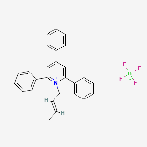 1-[But-2-en-1-yl]-2,4,6-triphenylpyridin-1-ium tetrafluoroborate
