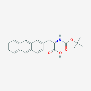 molecular formula C22H23NO4 B2599771 Boc-Ala(2-Anth)-OH CAS No. 220586-12-9