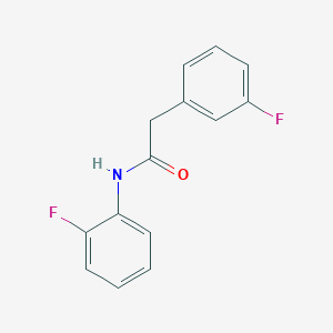 molecular formula C14H11F2NO B259982 N-(2-fluorophenyl)-2-(3-fluorophenyl)acetamide 