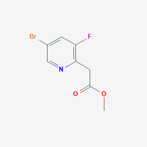 Methyl 2-(5-bromo-3-fluoropyridin-2-yl)acetate