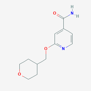 2-((tetrahydro-2H-pyran-4-yl)methoxy)isonicotinamide