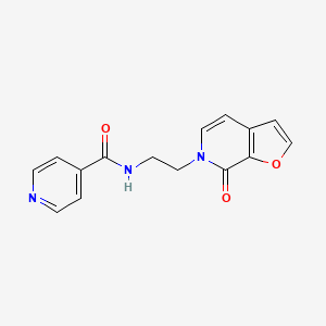 molecular formula C15H13N3O3 B2599919 N-(2-(7-oxofuro[2,3-c]pyridin-6(7H)-yl)ethyl)isonicotinamide CAS No. 2034414-05-4