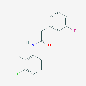 molecular formula C15H13ClFNO B259996 N-(3-chloro-2-methylphenyl)-2-(3-fluorophenyl)acetamide 