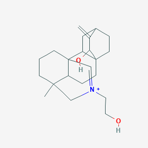 13-(2-Hydroxyethyl)-11-methyl-5-methylidene-13-azoniapentacyclo[9.3.3.24,7.01,10.02,7]nonadec-13-en-6-ol