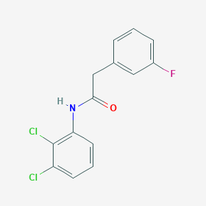molecular formula C14H10Cl2FNO B260003 N-(2,3-dichlorophenyl)-2-(3-fluorophenyl)acetamide 
