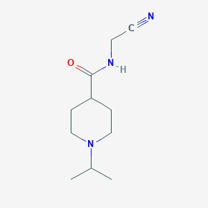 molecular formula C11H19N3O B2600157 N-(Cyanomethyl)-1-propan-2-ylpiperidine-4-carboxamide CAS No. 2305267-44-9