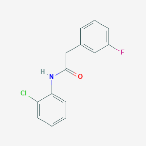 molecular formula C14H11ClFNO B260017 N-(2-chlorophenyl)-2-(3-fluorophenyl)acetamide 