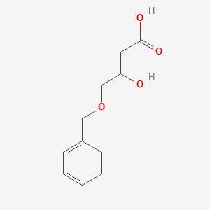 molecular formula C11H14O4 B2600224 4-(Benzyloxy)-3-hydroxybutanoic acid CAS No. 1495397-04-0