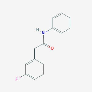 molecular formula C14H12FNO B260023 2-(3-fluorophenyl)-N-phenylacetamide 