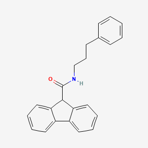 N-(3-phenylpropyl)-9H-fluorene-9-carboxamide