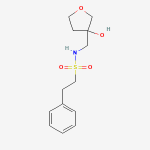 N-((3-hydroxytetrahydrofuran-3-yl)methyl)-2-phenylethanesulfonamide