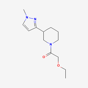 2-ethoxy-1-(3-(1-methyl-1H-pyrazol-3-yl)piperidin-1-yl)ethanone