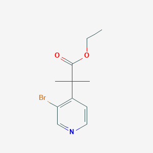 Ethyl 2-(3-bromopyridin-4-yl)-2-methylpropanoate