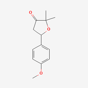 5-(4-methoxyphenyl)-2,2-dimethyldihydrofuran-3(2H)-one