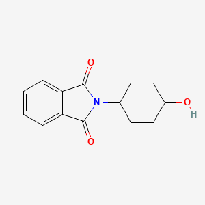 molecular formula C14H15NO3 B2600489 2-(trans-4-Hydroxycyclohexyl)isoindoline-1,3-dione CAS No. 104618-31-7; 4965-33-7; 99337-98-1