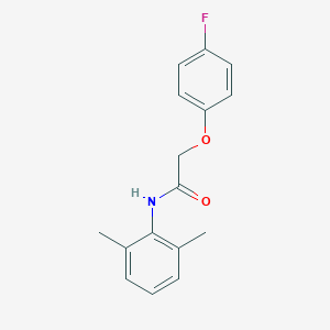 molecular formula C16H16FNO2 B260054 N-(2,6-dimethylphenyl)-2-(4-fluorophenoxy)acetamide 