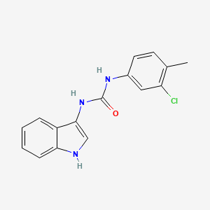 molecular formula C16H14ClN3O B2600541 STING-IN-7 