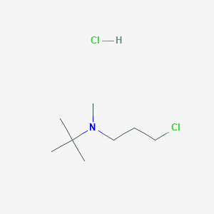 molecular formula C8H19Cl2N B2600556 tert-butyl(3-chloropropyl)methylamine hydrochloride CAS No. 2413875-32-6