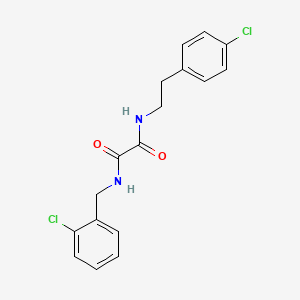 molecular formula C17H16Cl2N2O2 B2600590 N1-(2-chlorobenzyl)-N2-(4-chlorophenethyl)oxalamide CAS No. 941939-62-4