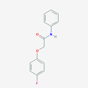 molecular formula C14H12FNO2 B260063 2-(4-fluorophenoxy)-N-phenylacetamide 
