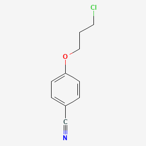 molecular formula C10H10ClNO B2600632 4-(3-Chloropropoxy)benzonitrile CAS No. 111627-46-4