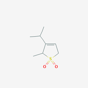 Thiophene, 2,5-dihydro-2-methyl-3-(1-methylethyl)-, 1,1-dioxide (9CI)