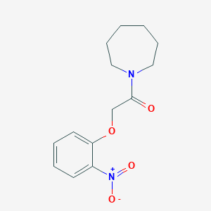 molecular formula C14H18N2O4 B2600731 1-(Azepan-1-yl)-2-(2-nitrophenoxy)ethanone CAS No. 301692-41-1
