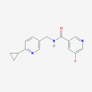 N-((6-cyclopropylpyridin-3-yl)methyl)-5-fluoronicotinamide