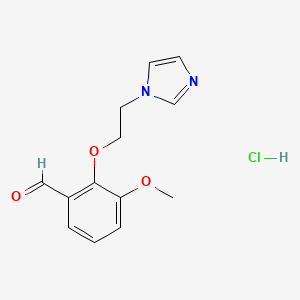 2-(2-(1H-Imidazol-1-yl)ethoxy)-3-methoxybenzaldehyde hydrochloride