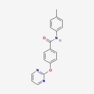 N-(4-methylphenyl)-4-(2-pyrimidinyloxy)benzenecarboxamide