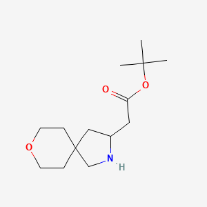 Tert-butyl 2-(8-oxa-2-azaspiro[4.5]decan-3-yl)acetate