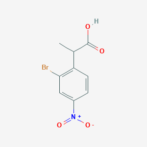 2-(2-Bromo-4-nitrophenyl)propanoic acid