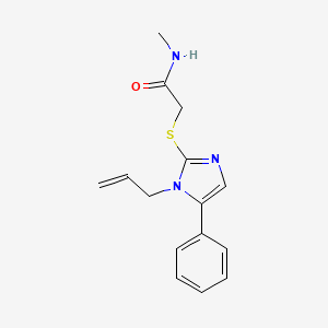 2-((1-allyl-5-phenyl-1H-imidazol-2-yl)thio)-N-methylacetamide